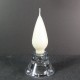 Pair of 10cm Tall Teardrop Shaped Candles Ivory